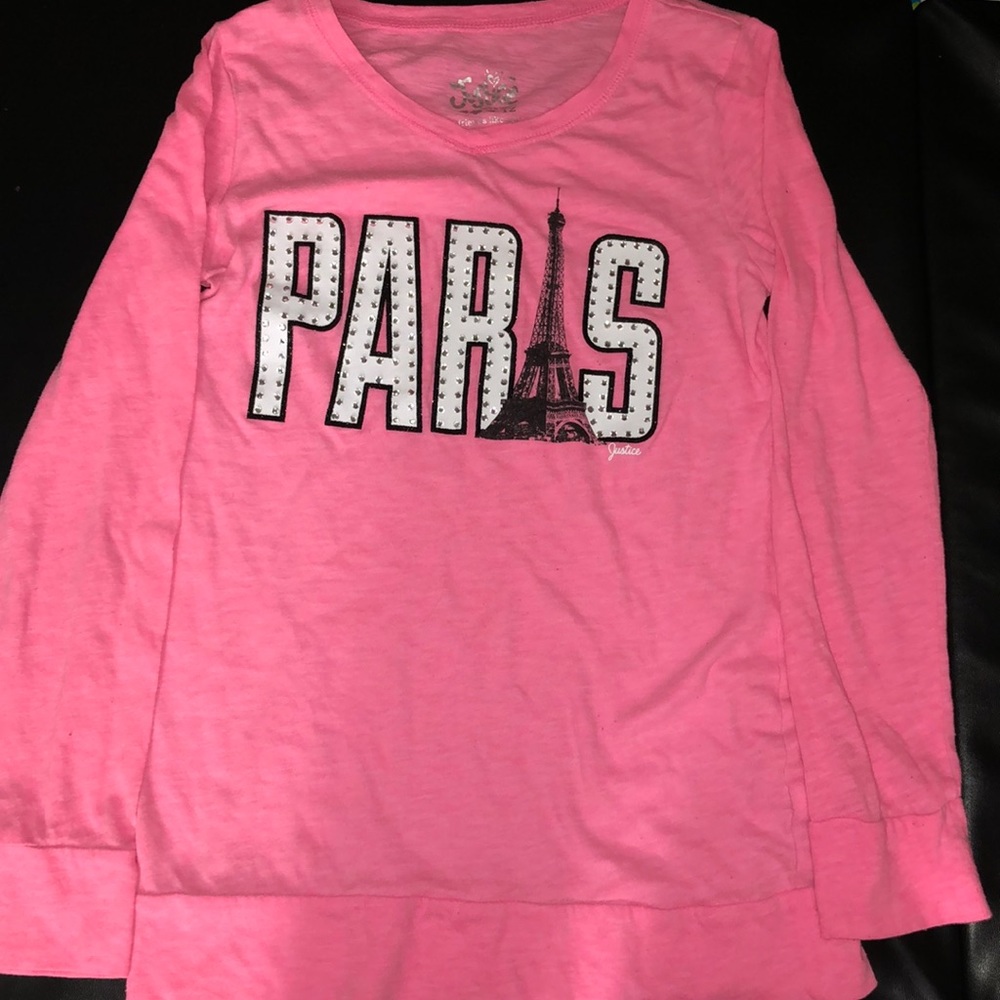 A long sleeve shirt. By justice. Soft fabric.